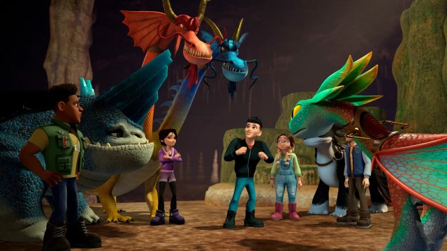 Click to watch 'It Flies in the Family' (popup) Dragons The Nine Realms